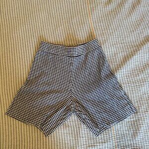 Checkered shorts